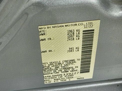 Used 2023 Nissan Altima 2.5 SV FWD image 39