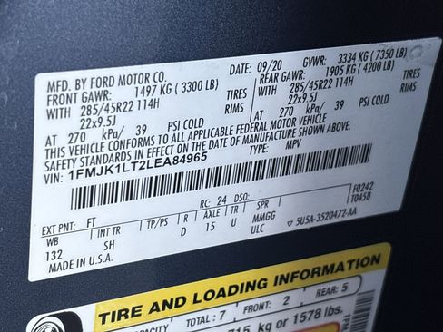 Certified 2020 Ford Expedition Max Platinum image 36