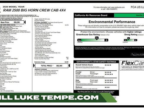 Used 2026 RAM 2500 Big Horn AWD/4WD image 1