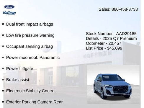 Used 2025 Audi Q7 2.0T Premium w/ Convenience Package image 25
