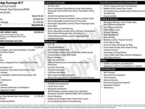 Used 2020 Dodge Durango R/T w/ Technology Group image 24