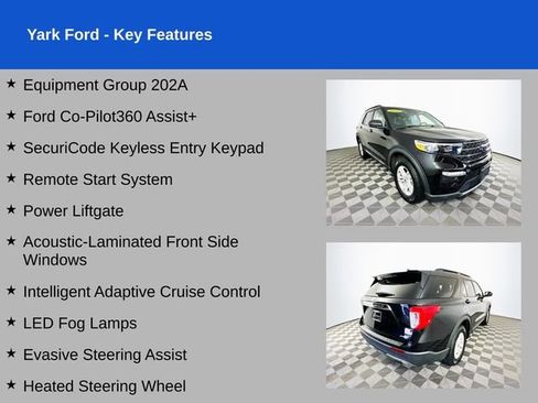 Certified 2022 Ford Explorer XLT w/ Equipment Group 202A image 2