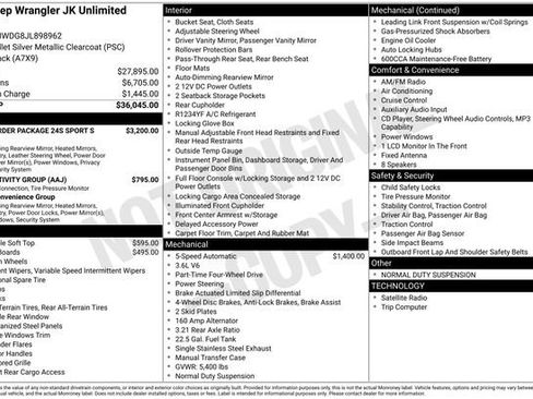 Used 2018 Jeep Wrangler Unlimited Sport S image 34