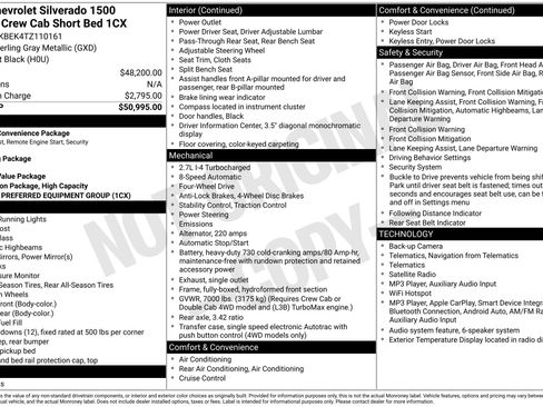 Used 2026 Chevrolet Silverado 1500 Custom AWD/4WD image 2