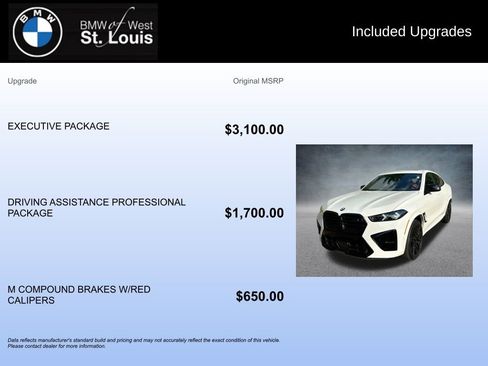 Used 2024 BMW X6 M Competition w/ Executive Package image 20