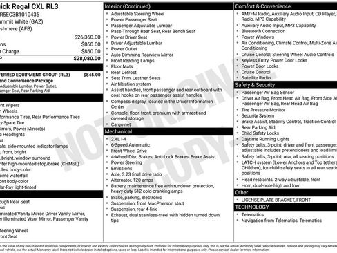 Used 2011 Buick Regal CXL w/ RL3 Preferred Equipment Group FWD image 12