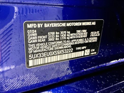 Used 2025 BMW X5 M60i w/ Executive Package AWD/4WD image 35