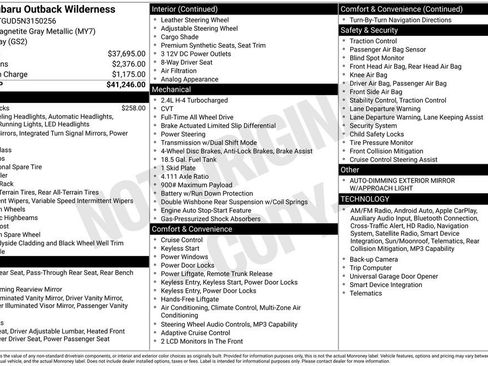 Used 2022 Subaru Outback Wilderness image 3