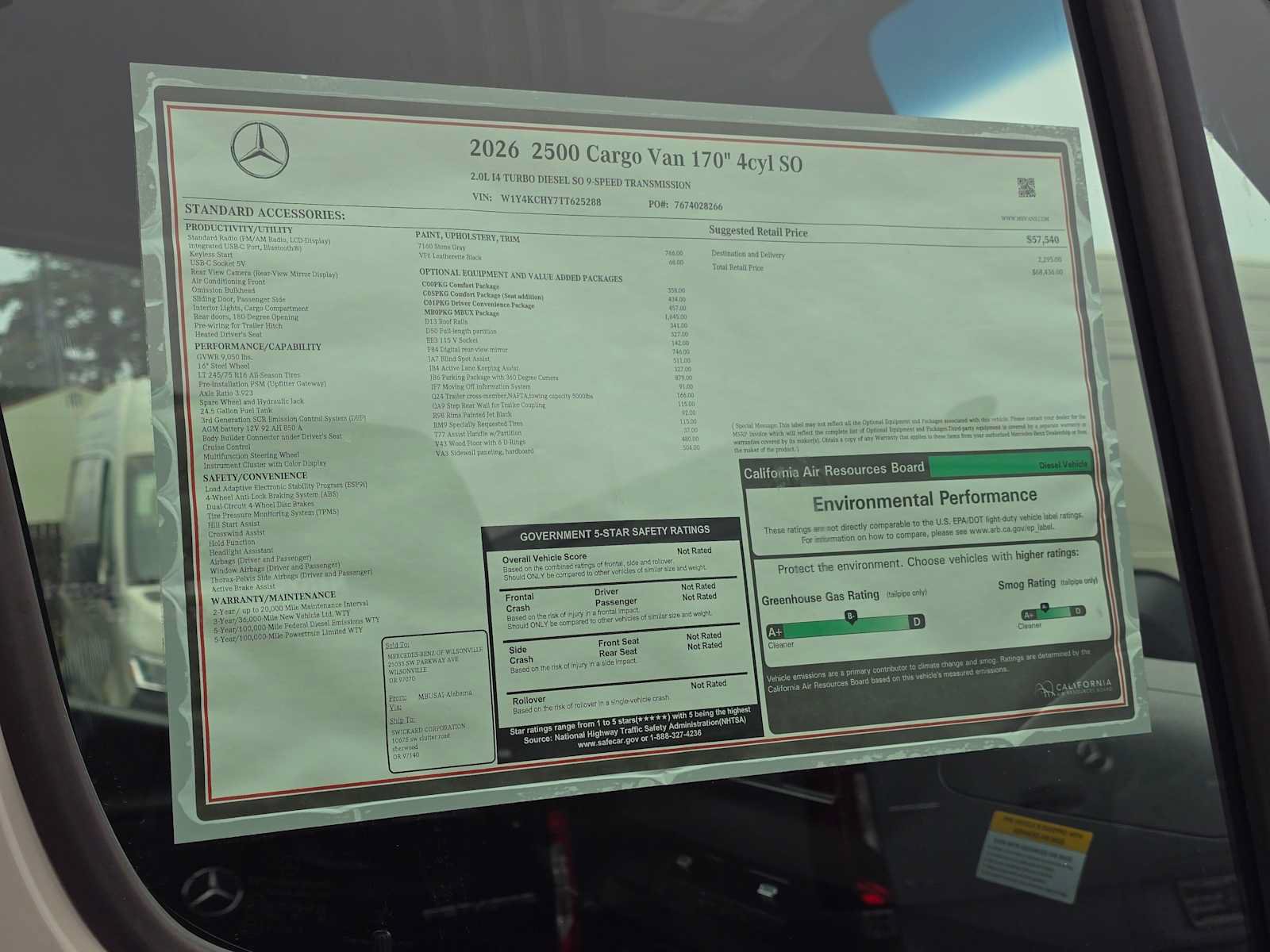Used 2026 Mercedes-Benz Sprinter 2500 image 14