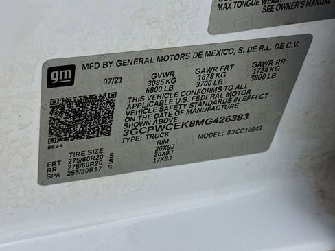 Certified 2021 Chevrolet Silverado 1500 LT RWD image 30