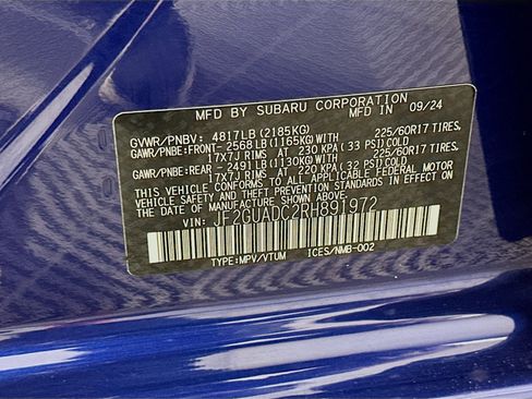 Used 2024 Subaru Crosstrek 2.0i Premium image 12