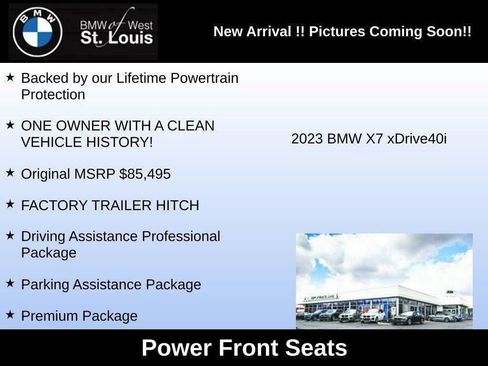 Used 2023 BMW X7 xDrive40i w/ Premium Package image 84