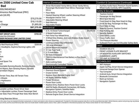 Used 2022 RAM 2500 Limited w/ Snow Chief Group AWD/4WD image 34