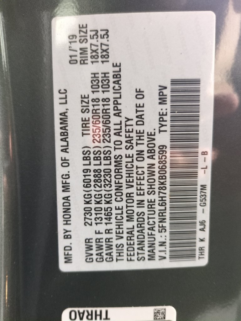 Used 2019 Honda Odyssey EX-L image 33