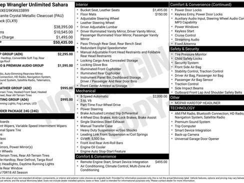 Used 2019 Jeep Wrangler Unlimited Sahara w/ Dual Top Group image 3