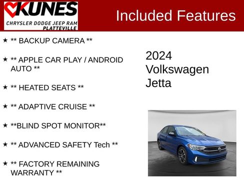 Used 2024 Volkswagen Jetta Sport FWD image 2