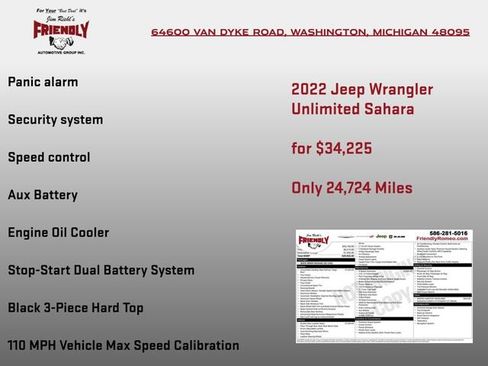 Used 2022 Jeep Wrangler Unlimited Sahara AWD/4WD image 7