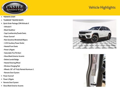 New 2025 Jeep Grand Cherokee Altitude image 3