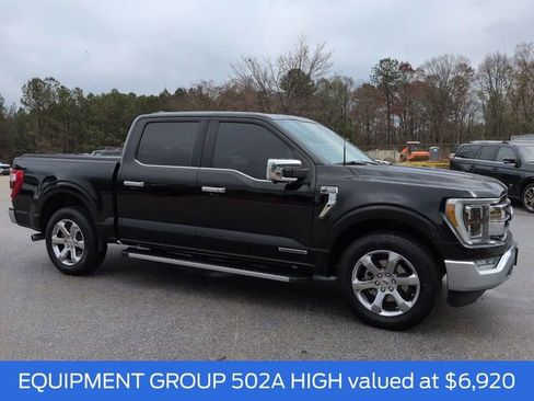 Certified 2021 Ford F150 Lariat w/ Equipment Group 502A High image 3