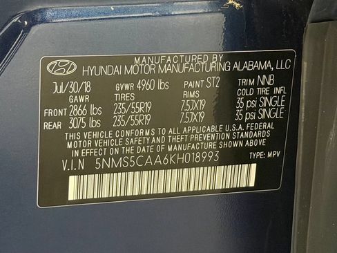 Used 2019 Hyundai Santa Fe Limited AWD/4WD image 27