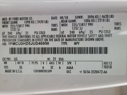 Used 2018 Ford Escape SEL image 33