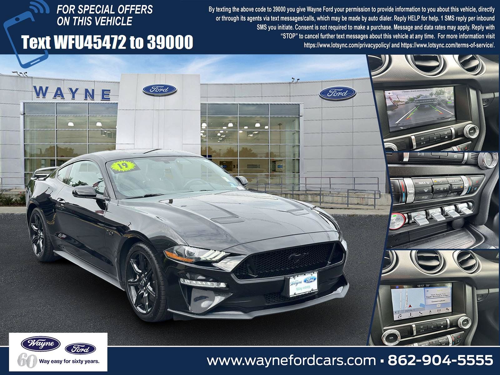 Used 2019 Ford Mustang GT Premium w/ Equipment Group 401A RWD image 1