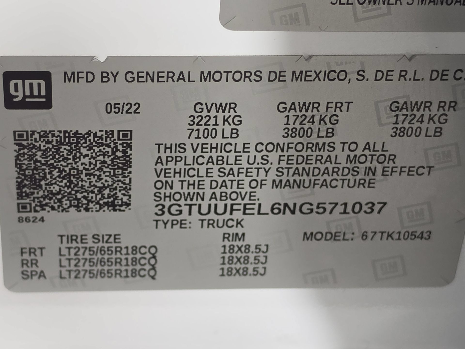 Used 2022 GMC Sierra 1500 AT4X AWD/4WD image 51