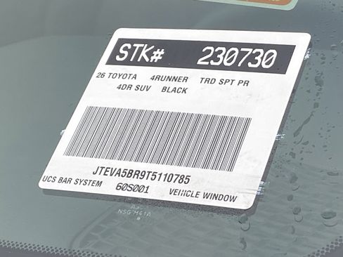 New 2026 Toyota 4Runner TRD Sport Premium AWD/4WD image 24
