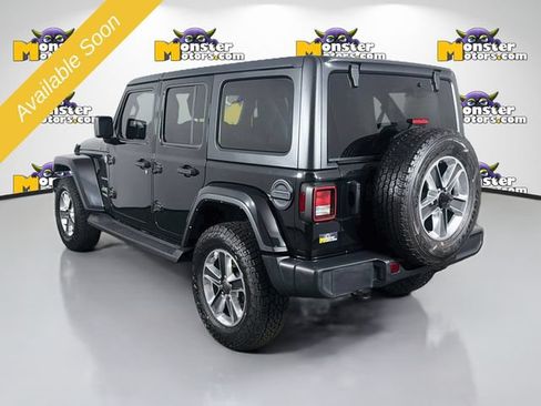 Used 2021 Jeep Wrangler Unlimited Sahara w/ Uconnect 4C Nav & Sound Group AWD/4WD image 7