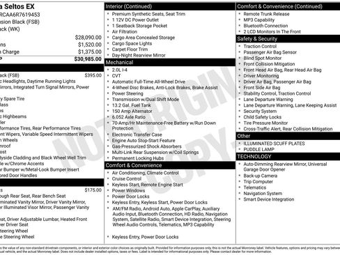 Certified 2024 Kia Seltos EX image 33