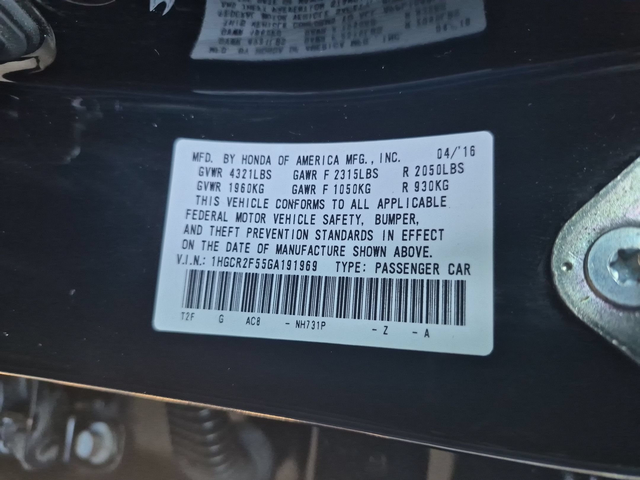Used 2016 Honda Accord Sport image 32