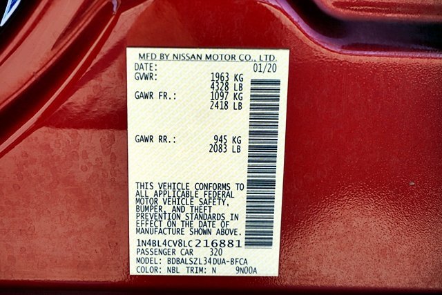 Used 2020 Nissan Altima 2.5 SR FWD image 14