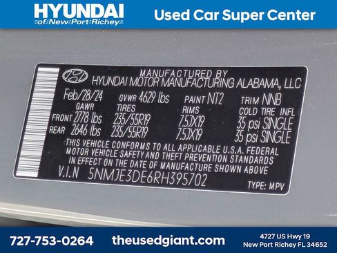 Used 2024 Hyundai Tucson Limited FWD image 46