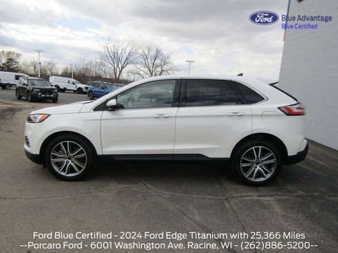 Certified 2024 Ford Edge Titanium w/ Equipment Group 301A AWD/4WD image 2