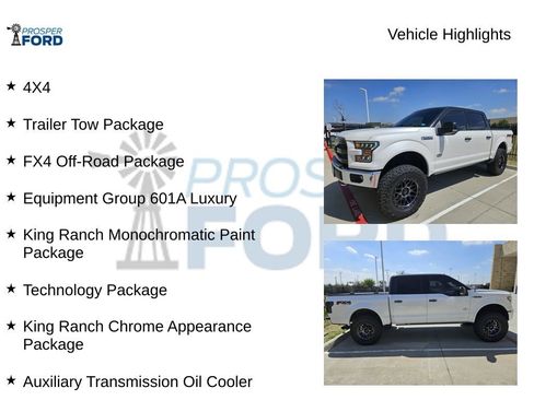 Used 2017 Ford F150 King Ranch w/ Equipment Group 601A Luxury image 5