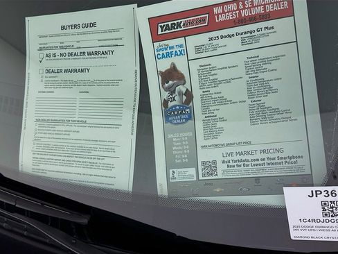 Certified 2025 Dodge Durango GT AWD/4WD image 16