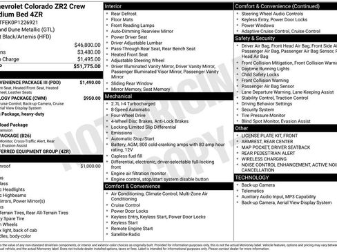 Used 2023 Chevrolet Colorado ZR2 w/ ZR2 Convenience Package III image 7