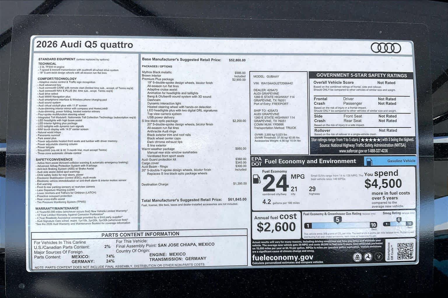 New 2026 Audi Q5 Premium Plus AWD/4WD image 19