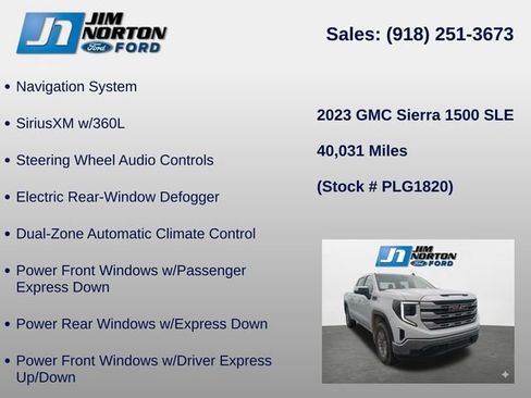 Used 2023 GMC Sierra 1500 SLE AWD/4WD image 18