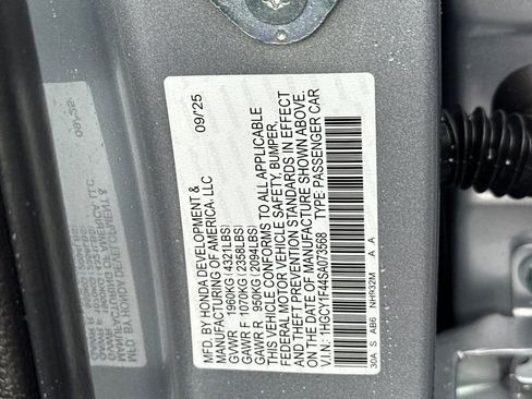 Certified 2025 Honda Accord SE image 26