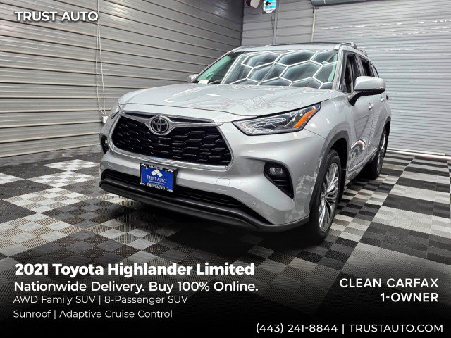 Used 2021 Toyota Highlander Limited AWD/4WD image 1