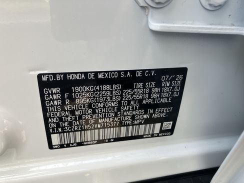 Used 2027 Honda HR-V Sport image 36