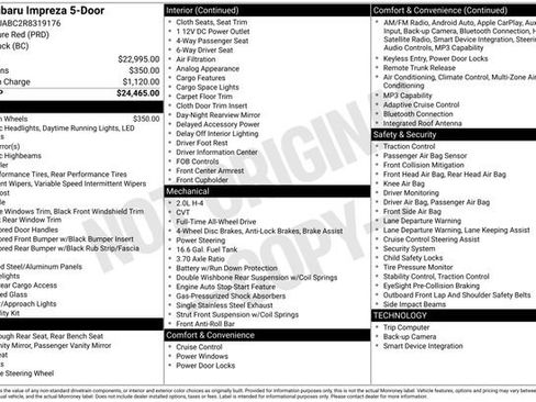Certified 2024 Subaru Impreza 2.0i image 3