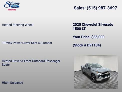 Used 2025 Chevrolet Silverado 1500 LT AWD/4WD image 34