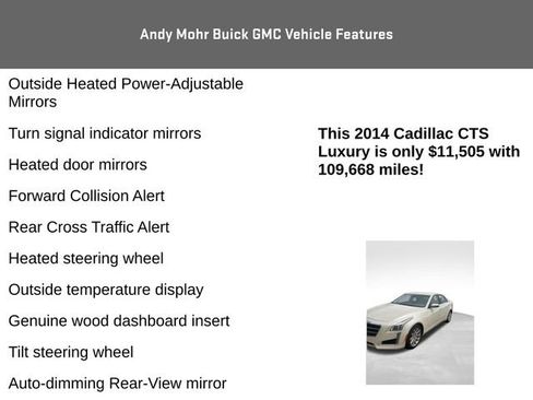 Used 2014 Cadillac CTS Luxury image 14