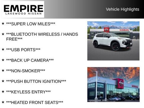 Used 2025 Nissan Rogue SV w/ Rock Creek Premium Package AWD/4WD image 2
