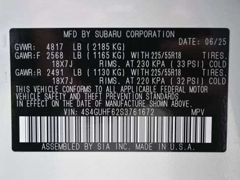 Certified 2025 Subaru Crosstrek 2.5i Sport w/ Popular Package #4A image 36