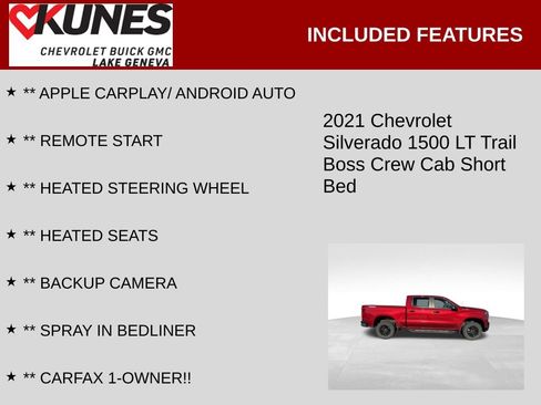 Used 2021 Chevrolet Silverado 1500 LT Trail Boss image 2