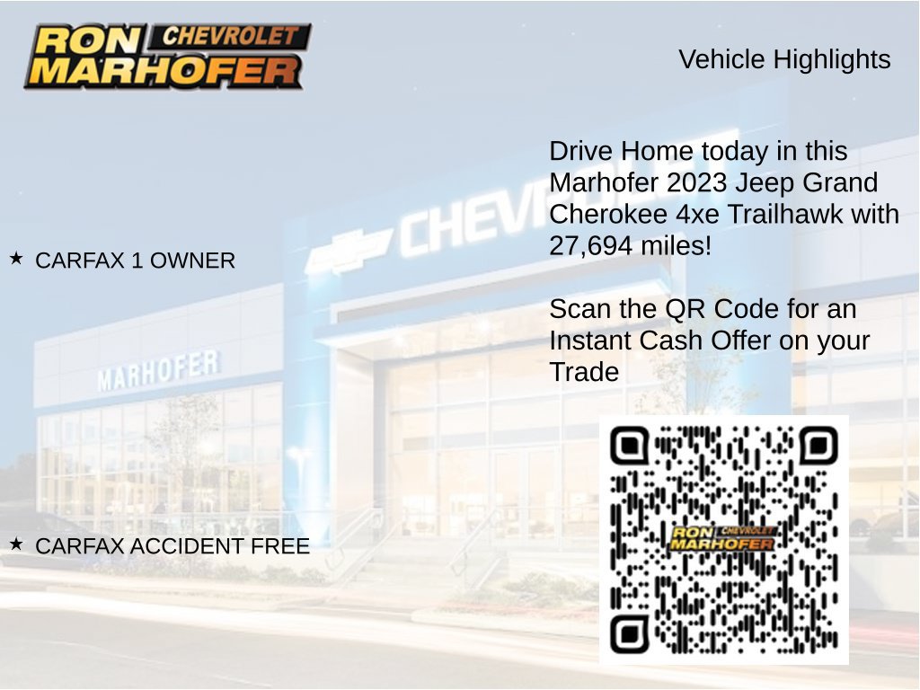 Used 2023 Jeep Grand Cherokee Trailhawk w/ Luxury Tech Group III AWD/4WD image 15