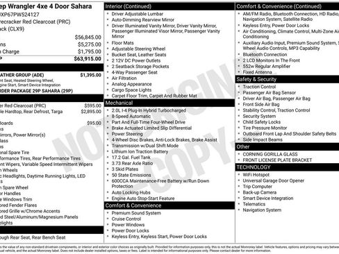 Used 2023 Jeep Wrangler Unlimited Sahara w/ Cold Weather Group image 30